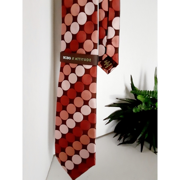 BCBG Attitude Kenna Polkadot Silk Tie - Picture 5 of 9